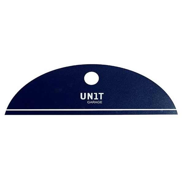 Sticker Unit Garage pour table porte numéro bleu foncé