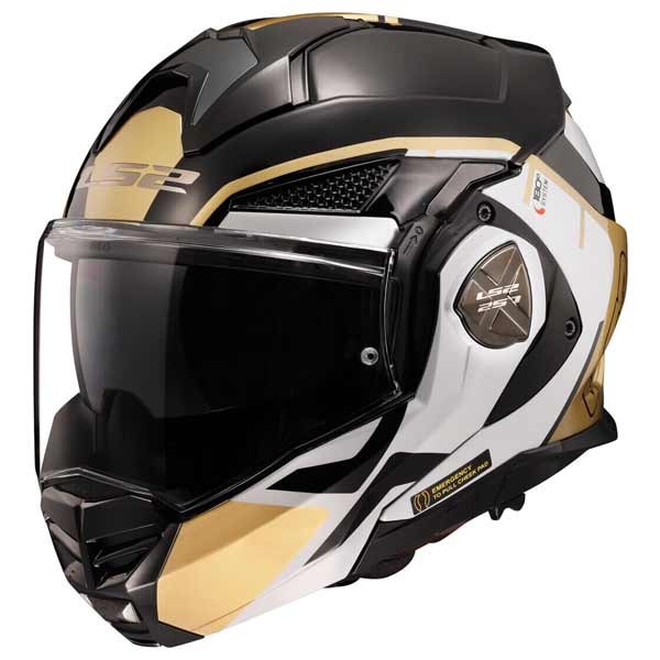 Modular helmet LS2 FF901 Advant X Metryk black gold