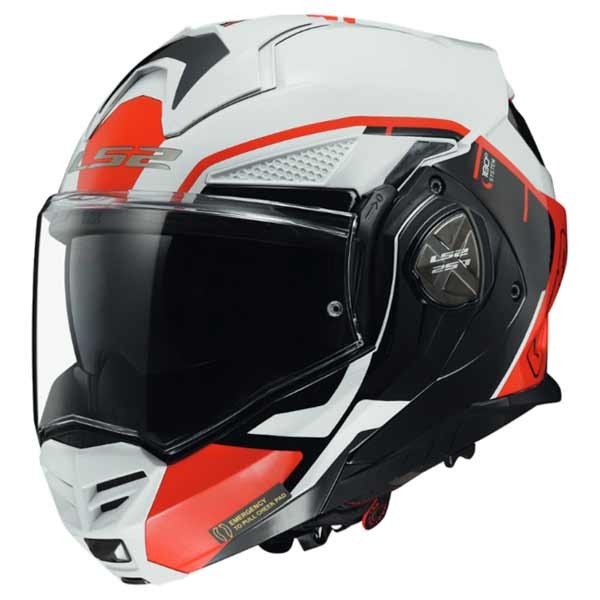 Modular helmet LS2 FF901 Advant X Metryk black white red