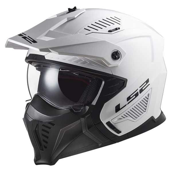 Ls2 Drifter OF606 Solid weiss Helm