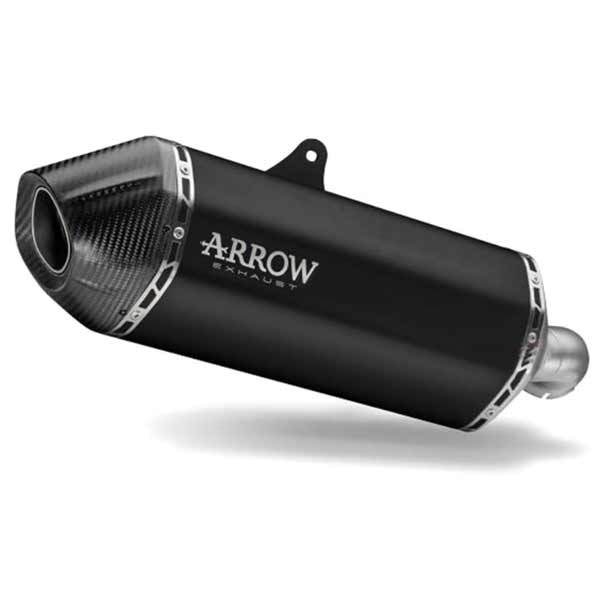 Arrow Sonora titanium silencer Dark carbon end cap Honda CRF1100L Africa Twin 2020-2023