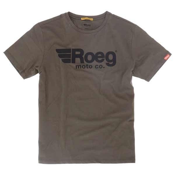 T-shirt Roeg Moto Co Logo Army verde