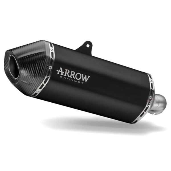Arrow Sonora Dark titanium silencer carbon end cap for Honda CRF1100L Africa Twin 2020-2023