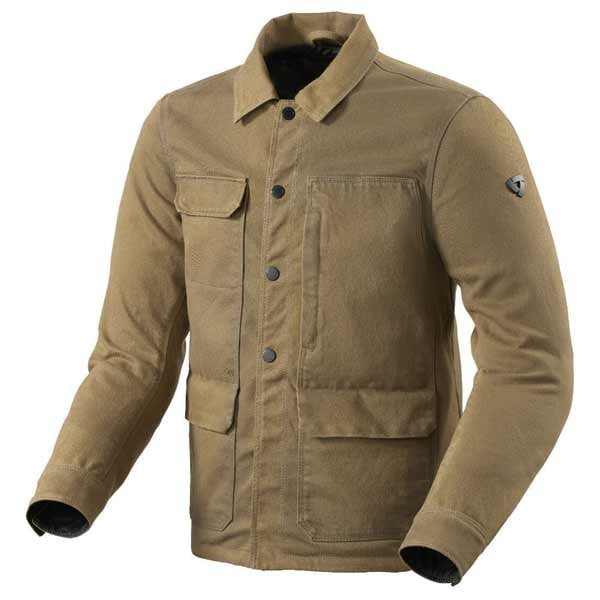 Revit Worker 2 overshirt sand motorcycle jacket