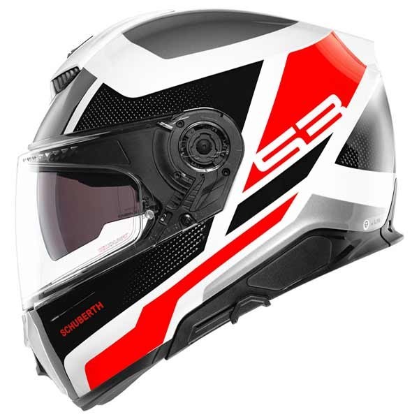 Schuberth S3 Daytona red full-face helmet