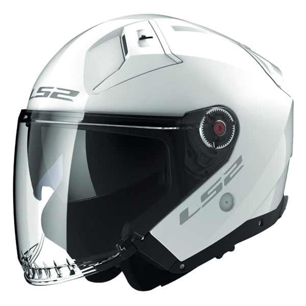 LS2 Infinity II Solid jet helmet white