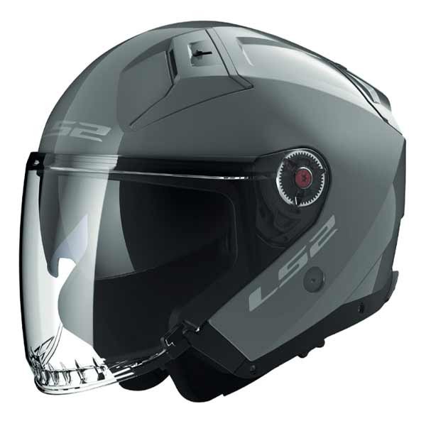LS2 Infinity II Solid jet helmet nardo grey
