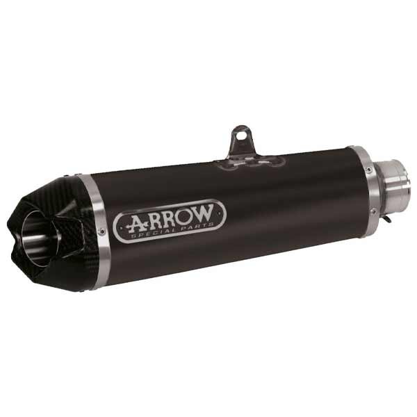 Arrow Works nichrom Dark carbon end cap Yamaha Tracer 9 / GT 2021-2023