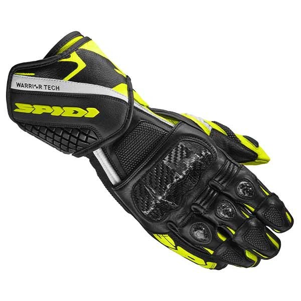 Spidi Carbo 5 black yellow gloves