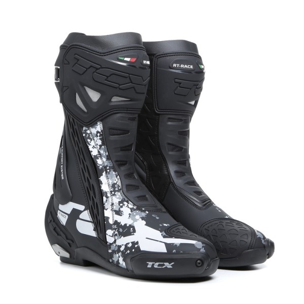 TCX RT-Race black white grey boots