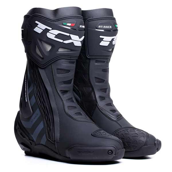 TCX RT-Race black dark grey boots