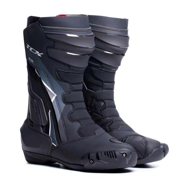 TCX S-TR1 black white women motorcycle boots