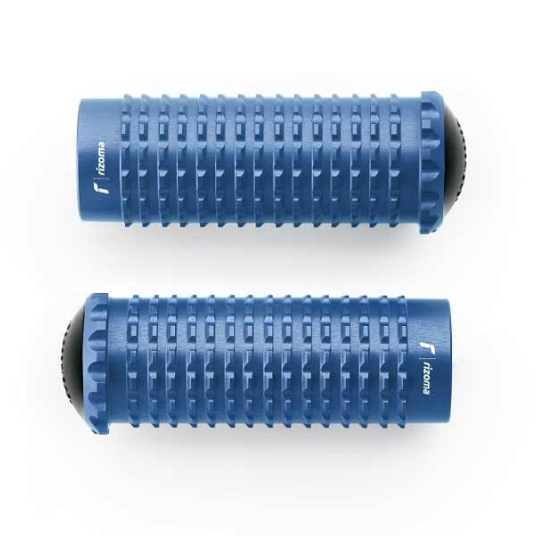 Rizoma Extreme motorcycle pegs blue