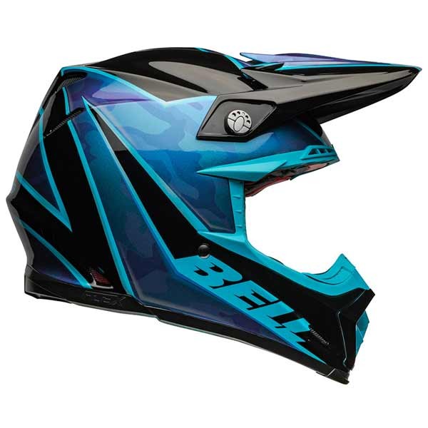 Bell Moto-9S Flex Banshee black blue helmet