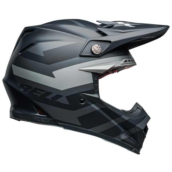 Bell Moto-9S Flex Banshee black silver helmet