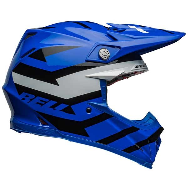 Bell Moto-9S Flex Banshee blau weiss Helm