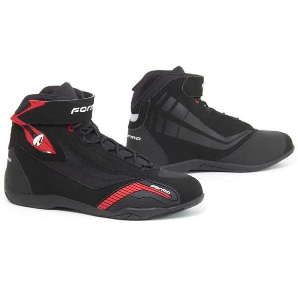 Forma Genesis motorcycle shoe black red