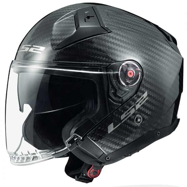 LS2 Infinity II Carbon gloss jet helmet