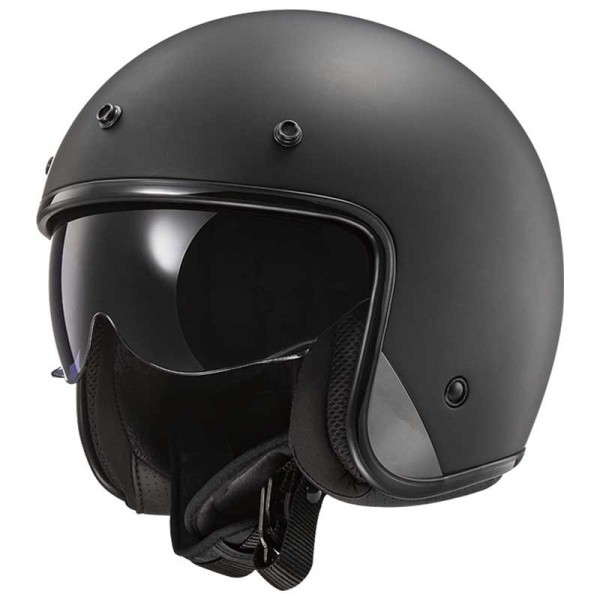 LS2 Bob II OF601 matt black jet helmet