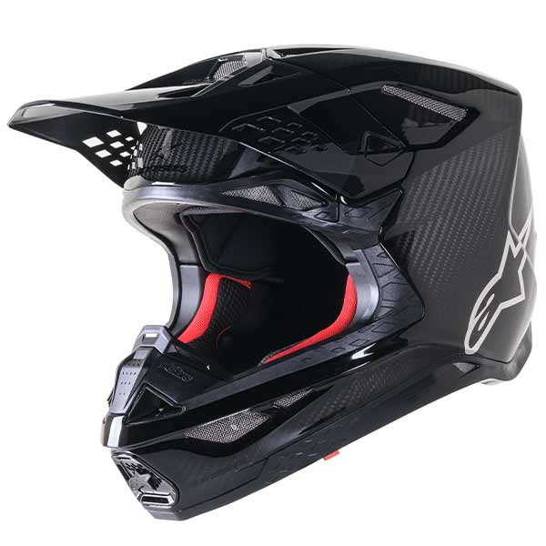 Alpinestars SM10 Fame Carbon motocross helmet black 22.06