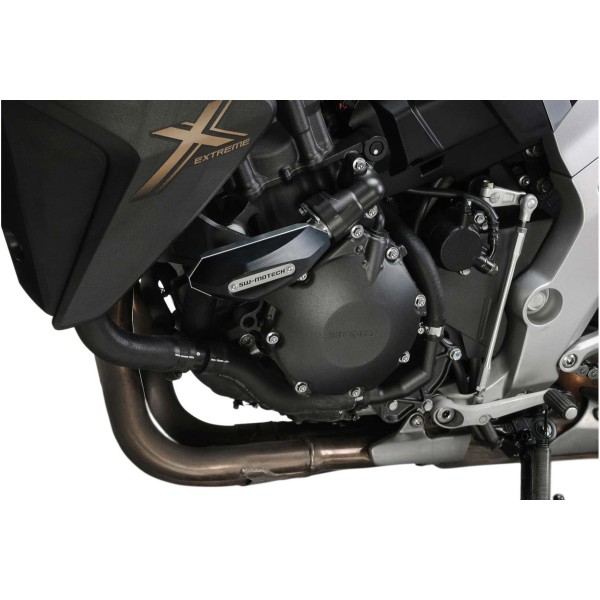 Kit tamponi protezione telaio Sw-Motech nero Honda CB1000R (08-17)