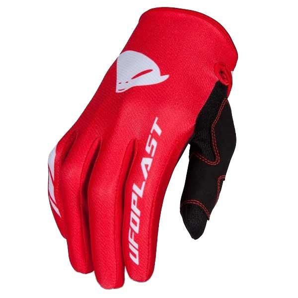 Ufo Plast Skill Radial kids red motocross gloves