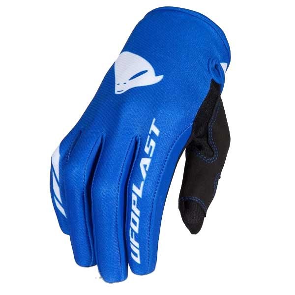 Ufo Plast Skill Radial kids blue motocross gloves