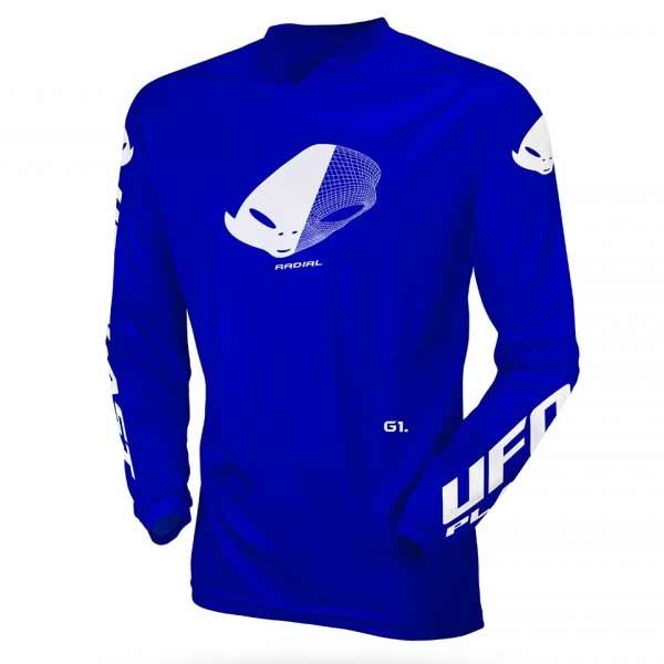 Camiseta motocross Ufo Plast Radial azul niño