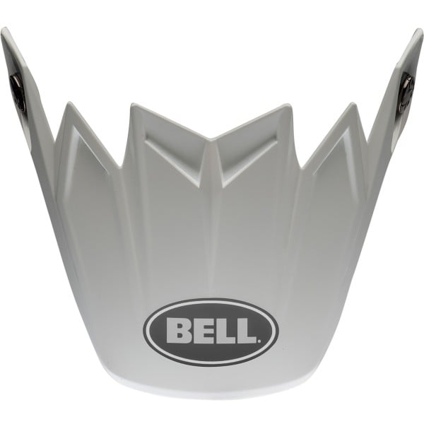 Visera pico Bell Moto-9s Flex blanco brillante