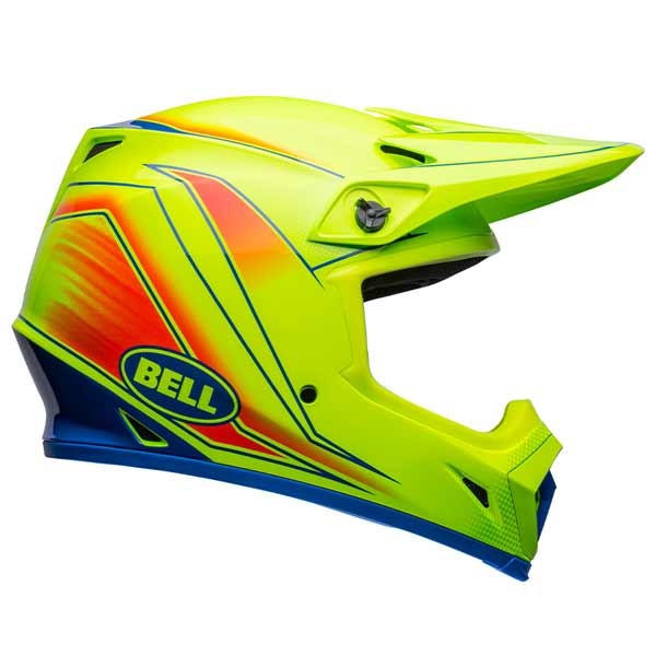 Casco Bell Helmets MX-9 Mips Zone Retina giallo lucido