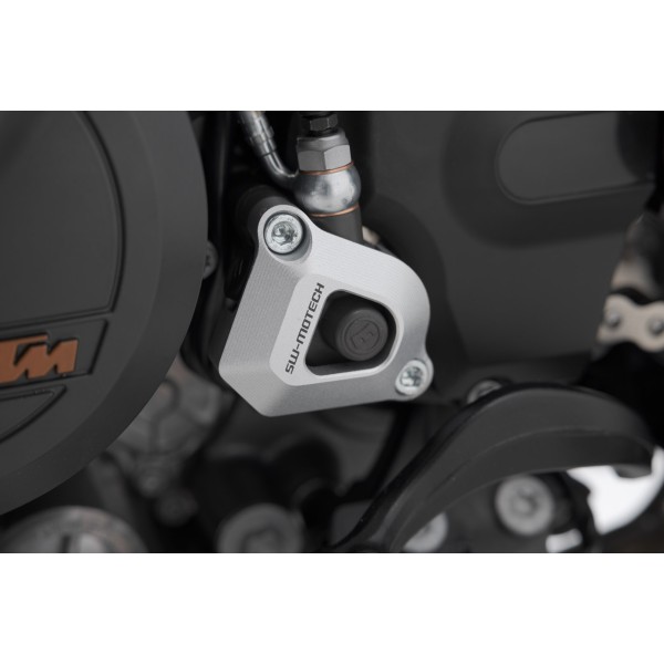 Protection du cylindre récepteur d'embrayage Sw-Motech argent modèles KTM