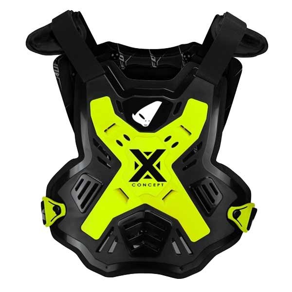 Plastron motocross Ufo Plast X-Concept jaune