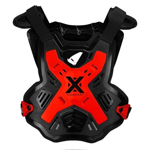 Plastron motocross Ufo Plast X-Concept rouge