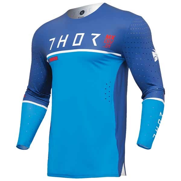 Camiseta motocross Thor Prime Ace Navy azul