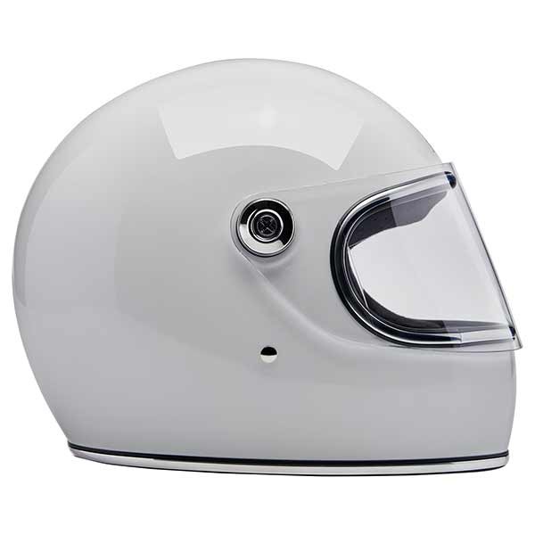 Biltwell Gringo S gloss white full face helmet