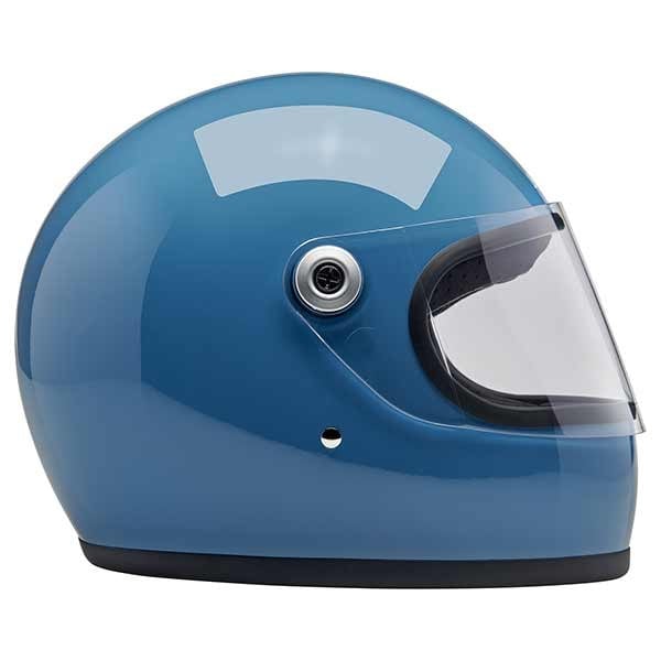Biltwell Gringo S Dove blue casco integrale