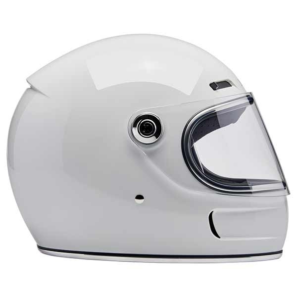 Biltwell Gringo SV gloss white full face helmet