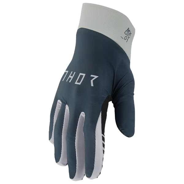 Thor Agile Solid motocross gloves grey