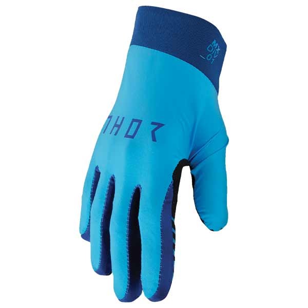 Thor Agile Solid motocross gloves blue