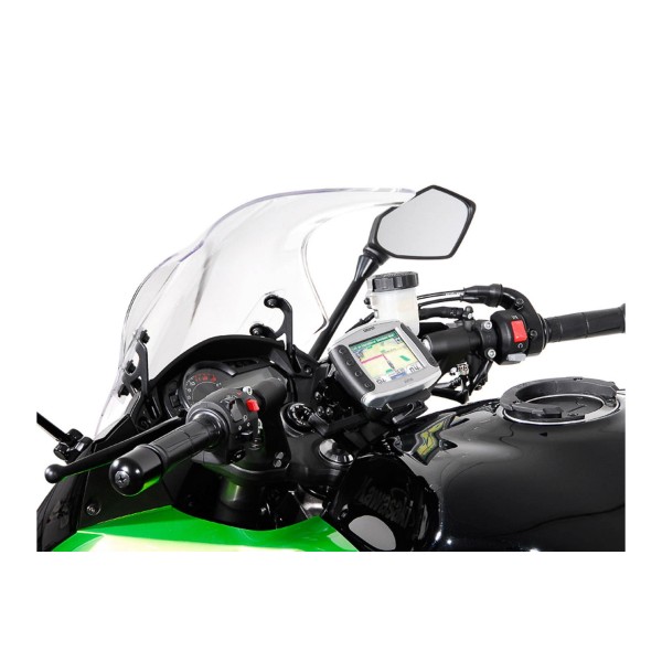 Soporte navegador para manillar Sw-Motech negro Kawasaki Z1000SX, Ninja 1000SX
