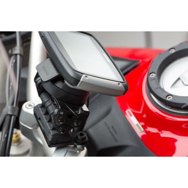 Support navigation pour guidon Sw-Motech noir Ducati Multistrada 1200 / 950 / 1260 / V2