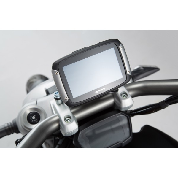 Navigationshalterung für Lenker Sw-Motech schwarz Ducati XDiavel / S (16-)