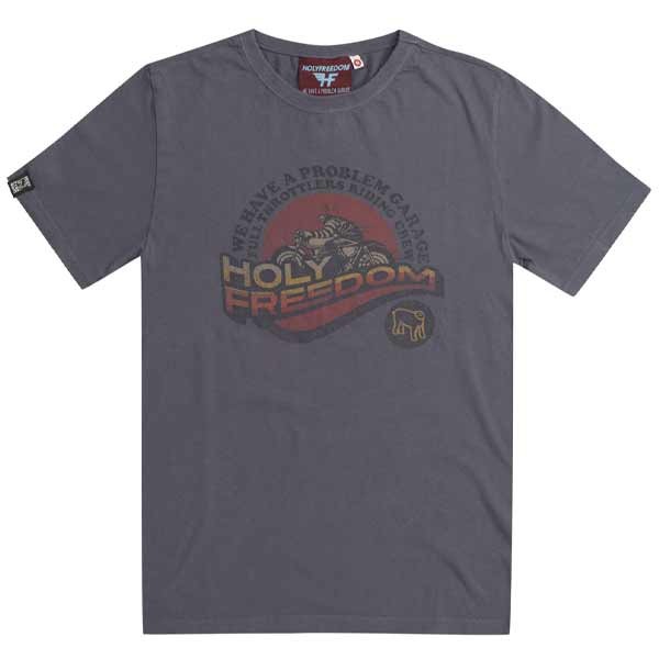 copy of T-shirt Holy Freedom L.A. dunkelgrau