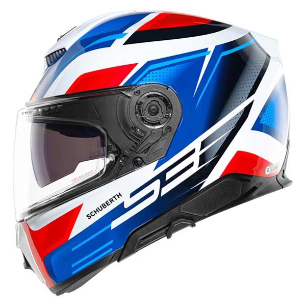 Schuberth S3 Storm blue red full-face helmet