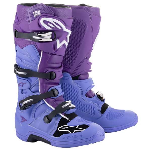 Alpinestars Tech 7 boots blue violet