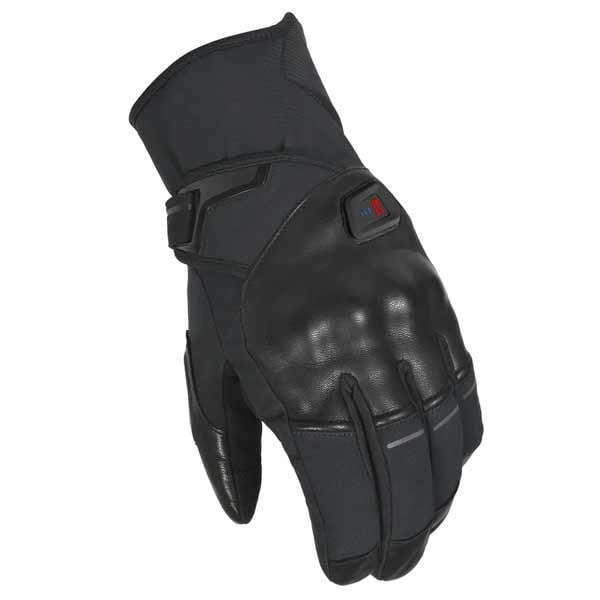 Macna Era RTX heated motorcycle gloves black