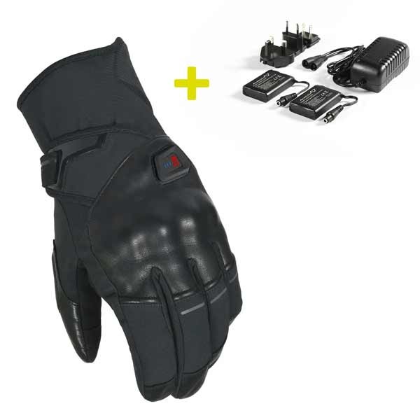 Macna Era RTX Kit heated motorcycle gloves black