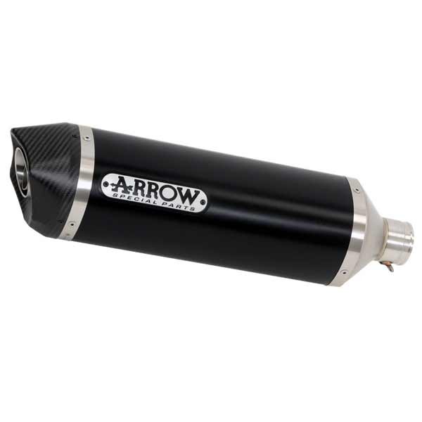 Arrow Race-Tech Silencioso aluminio oscuro fondo carbono KTM 890 SMT 2023 -