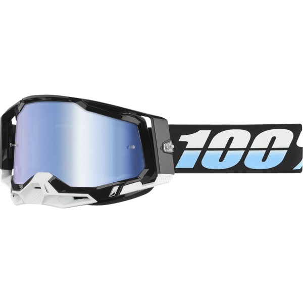 100% Goggles Racecraft 2 Arkana-Maske mit blau verspiegelter Linse