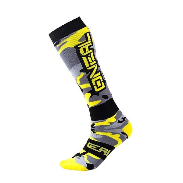 Oneal PRO MX Hunter socks black gray neon yellow